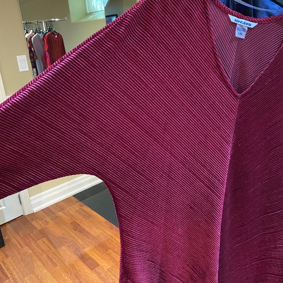 Women's Size Large Nygård Burgandy Sweater - Picture 3 of 4